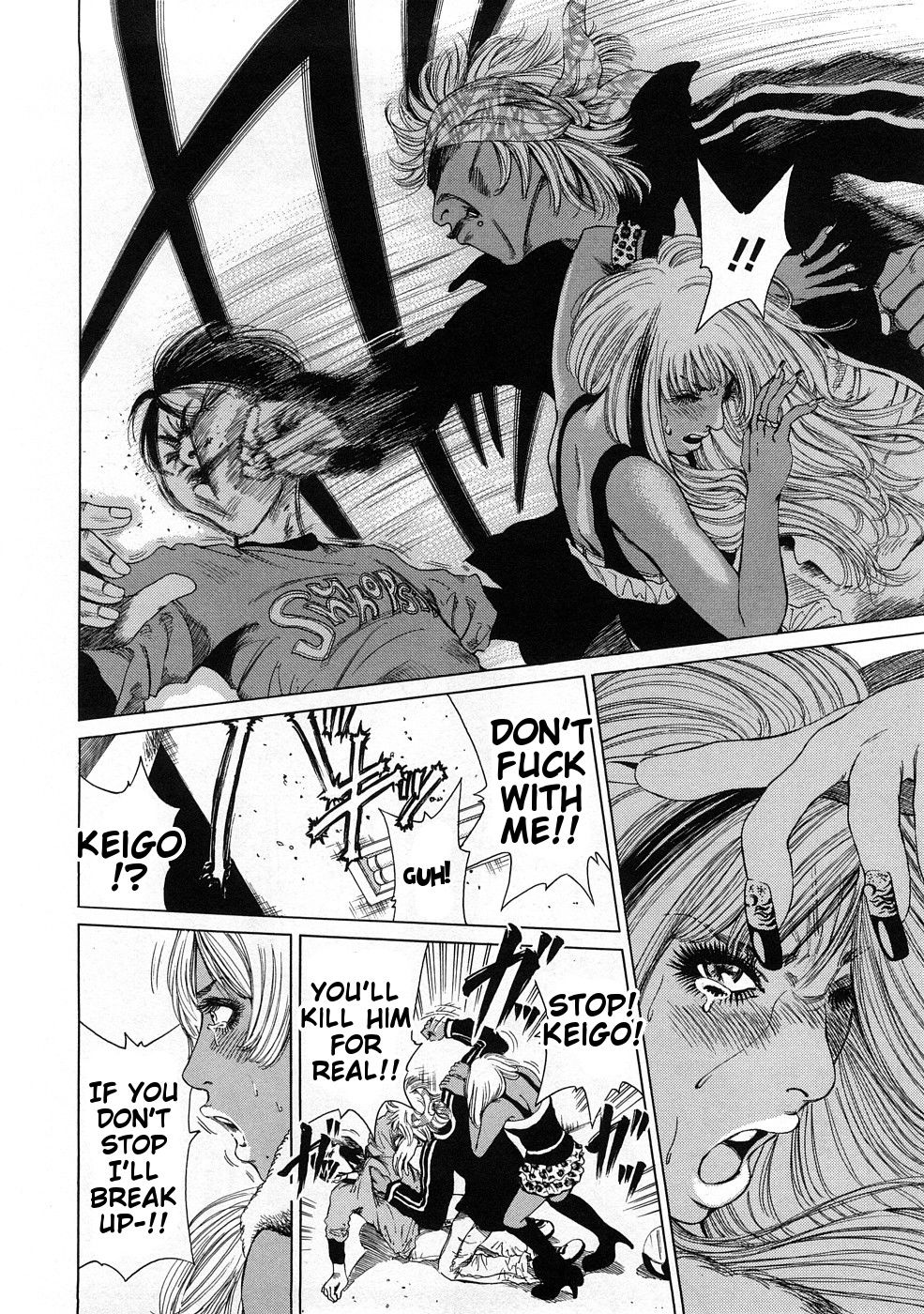 Hentai Manga Comic-Black Gals-Story 3-4